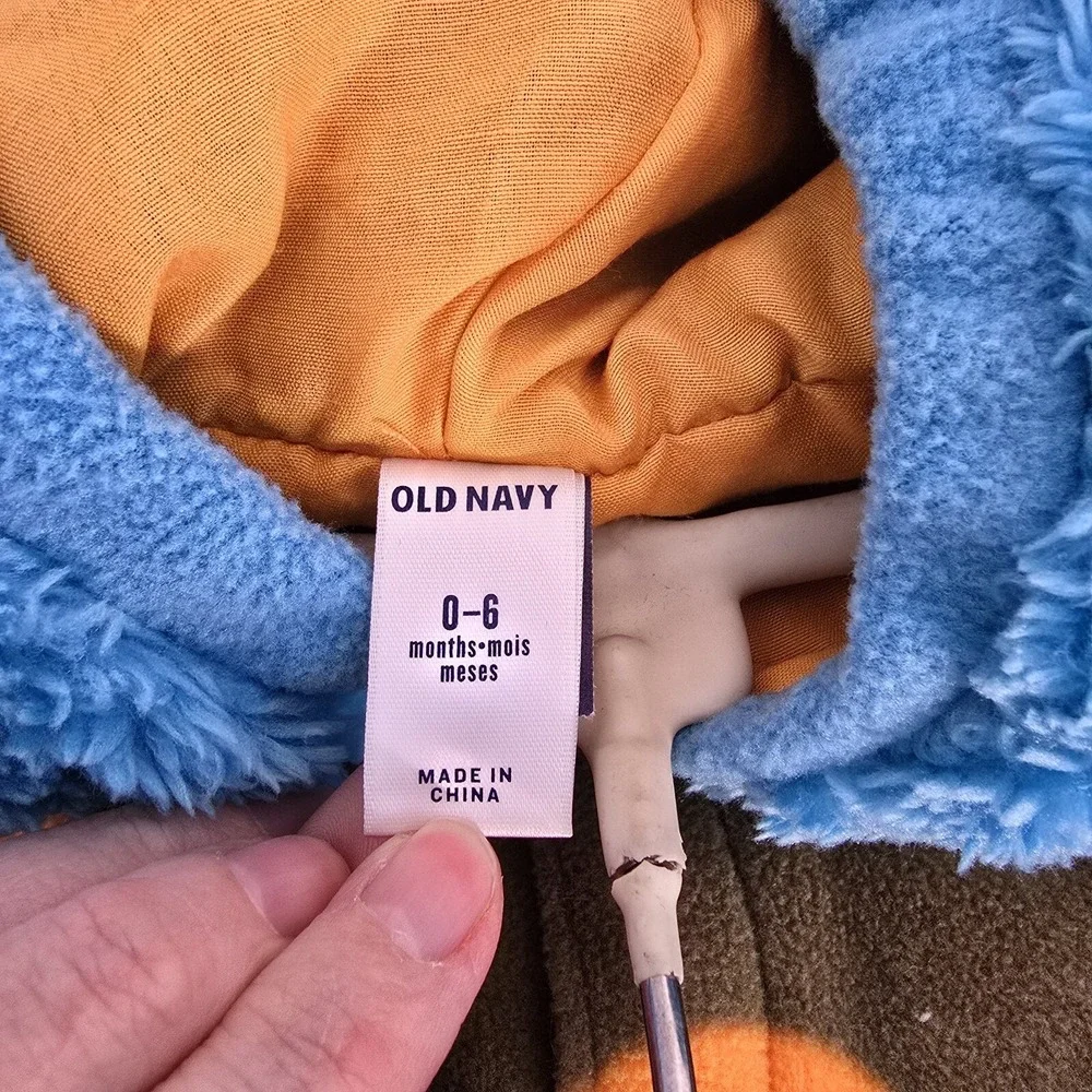 Old Navy Blue Monster Halloween Costume 0-6 Months‎